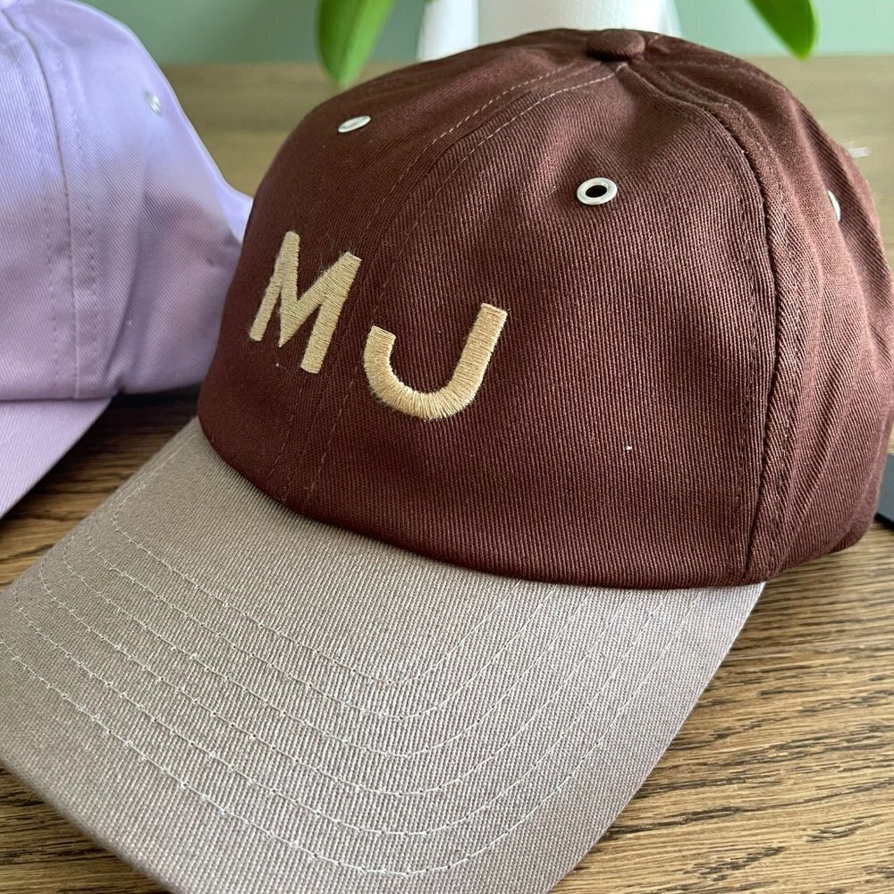 NWT! NEW! Marc Jacobs UNISEX MJ Logo Cap -BROWN